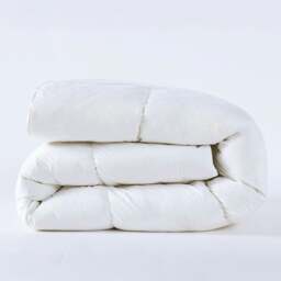 Rackhams Naturals Duck Feather Mattress Topper - White - Cotton - Single - thumbnail 6