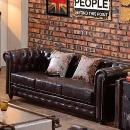 Rackhams Vintage Chesterfield Three Seater Sofa - Three Seater 212cm - thumbnail 4