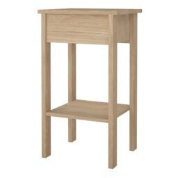 Rackhams Madrid Bedside Table with 1 Drawers in Jackson Hickory Oak - Brown - Manufactured wood - 1 - thumbnail 5