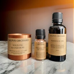 Rackhams Destress Gift Set - Candle, Massage Oil & Smelling Salts - thumbnail 2