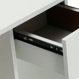 Rackhams Computer Desk H Shaped PC Laptop Gaming Table W/ Book Shelves Bookcase UK - White - thumbnail 6