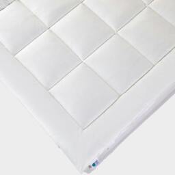 Rackhams Premium Wool Mattress Topper - Deep Fitting Comfort - Single - thumbnail 1