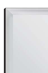 Rackhams FRAMELESS ALL GLASS Single Bevelled Venetian Wall Mirror - 174cm x 85cm - Clear - thumbnail 2