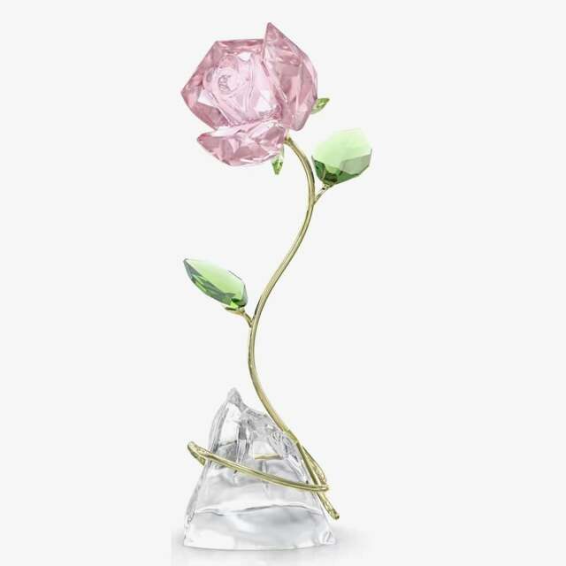 Rackhams Florere Rose Pink Flower Ornament 5666973