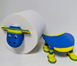 Rackhams Leeds Rhinos Fun Toilet Roll Holder – SuperSheep - thumbnail 6