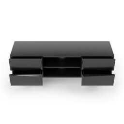 Rackhams Olympus TV-Stand with 4 Drawers Black - Black - thumbnail 3