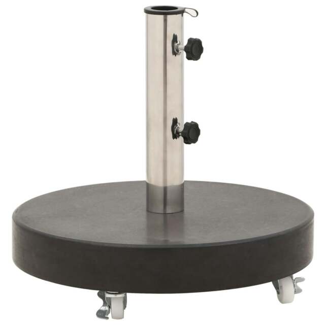 Rackhams Parasol Base Granite 30 kg Round Black