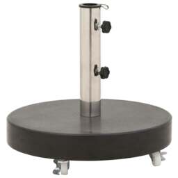 Rackhams Parasol Base Granite 30 kg Round Black
