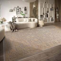 Rackhams Ambroise Short Pile Beige Rug - 200X290 cm - thumbnail 6