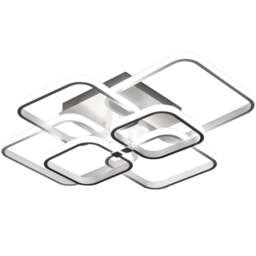 Rackhams New LED Ceiling Light Fixture with Square Lampshades - 6 square shades - thumbnail 3