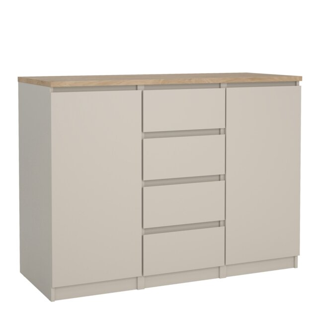 Rackhams Naia Sideboard in Cashmere Jackson Hickory - Cashmere & Oak - 120.8 - 1 - image 1