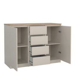 Rackhams Naia Sideboard in Cashmere Jackson Hickory - Cashmere & Oak - 120.8 - 1 - thumbnail 4