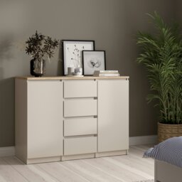 Rackhams Naia Sideboard in Cashmere Jackson Hickory - Cashmere & Oak - 120.8 - 1 - thumbnail 5