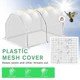 Rackhams Mini Greenhouse Grow House PVC Cover Steel Frame White 99L x 71W x 60H cm - thumbnail 5