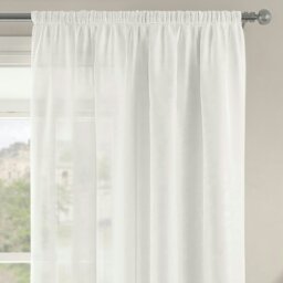 Rackhams Riva Slot Top Voile Panel - 150cm x 122cm - Ochre - thumbnail 2