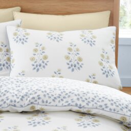 Rackhams Eloise Floral 230 Thread Count Cotton Reversible Duvet Cover Set - King - thumbnail 3