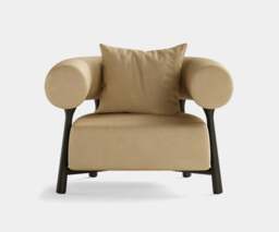 Rackhams Dolmen Cherry Armchair: Luxury Comfort & Modern Design - thumbnail 2