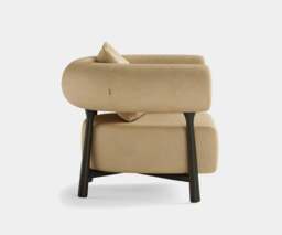 Rackhams Dolmen Cherry Armchair: Luxury Comfort & Modern Design - thumbnail 4