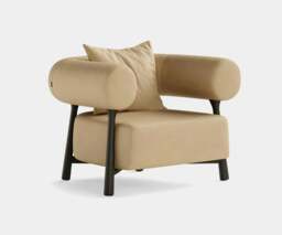 Rackhams Dolmen Cherry Armchair: Luxury Comfort & Modern Design - thumbnail 1
