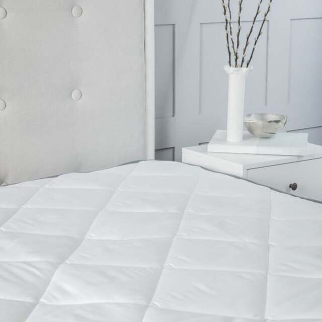 Rackhams 1 Inch Microfiber Mattress Topper - Super King - image 1
