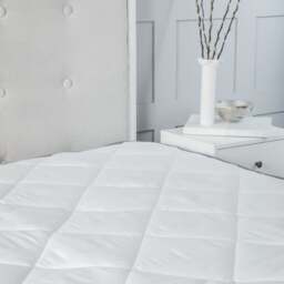 Rackhams 1 Inch Microfiber Mattress Topper - Super King - thumbnail 1