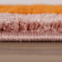 Rackhams Joli Checkered Orange & Pink Rug - 200X290 cm - thumbnail 4