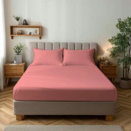 Rackhams Microfibre Soft Touch Fitted Sheet 25cm Skirt Plain Dyed Bed Linen - Super King - Silver - thumbnail 4