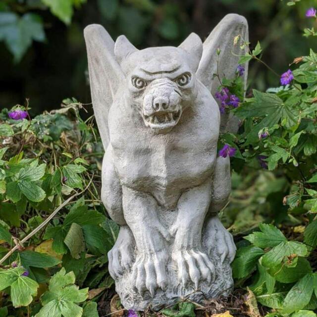 Rackhams Large Winged Gargoyle Garden Statue - image 1