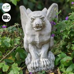 Rackhams Large Winged Gargoyle Garden Statue - thumbnail 2