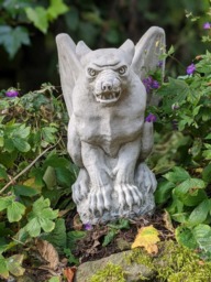 Rackhams Large Winged Gargoyle Garden Statue - thumbnail 3
