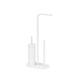 Rackhams Aspen White 3 in 1 Toilet Roll & Brush Combination - thumbnail 3