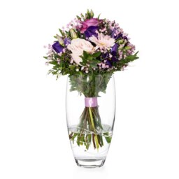 Rackhams Spiral Crystal Vase Adorned with Swarovski® Crystals - 26cm - Made From Premium Lead Free Crystal Glass - thumbnail 2