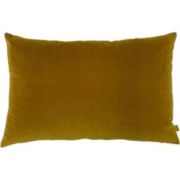 Rackhams Velvet Cushion Cover - Mustard Yellow - One Size - Mustard Yellow - 100% Polyester