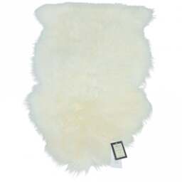 Rackhams Single Australian Sheepskin Rug - Single - Sheepskin - Ivory - thumbnail 1