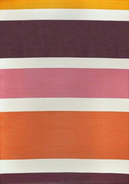 Rackhams Rainbow Outdoor Rug Pink - 1030 - 150X220 cm - image 1