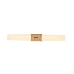 Rackhams Helva Double Basic - Wall light - Wood Foil - Brown - Plastic - 1