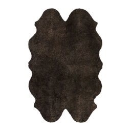 Rackhams New Zealand Sheepskin - Short Curly Wool - Rug 180x110 cm - Taupe - thumbnail 5