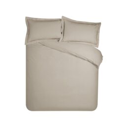 Rackhams Classic Lattice Lace Duvet Cover Set Natural - Single - Natural - thumbnail 4