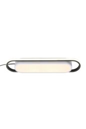 Rackhams Modern Rectangular LED Ceiling Light - Black - thumbnail 1
