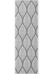 Rackhams Liora Grey Reversible Rug – Indoor & Outdoor - 80X250 cm - thumbnail 1