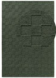 Rackhams Scala Handwoven Wool Rug – Green Colour - 200X230 cm - thumbnail 4