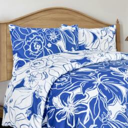 Rackhams Luxury Super Soft Reversible Hawaiian Tropic Duvet Cover with Pillowcase - King (220cm x 230cm) - thumbnail 3