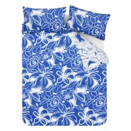 Rackhams Luxury Super Soft Reversible Hawaiian Tropic Duvet Cover with Pillowcase - King (220cm x 230cm) - thumbnail 5