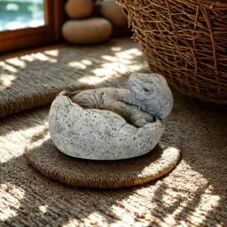 Rackhams Small Brontosaurus Stone Cast Garden Sculpture Dinosaur Animal Statue - thumbnail 1