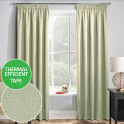 "Rackhams Matrix Plain Thermal Room Darkening Energy Saving Tape Top Curtains For Living Rooms & Bedrooms - Blush - 66"" (168cm) Width x 90"" (229cm) Drop" - thumbnail 3