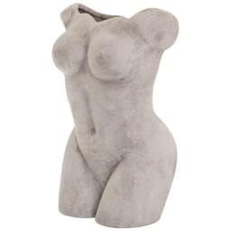 Rackhams Lady Vase - Stone - 39cm x 25cm x 21cm - Stone - 100% Mixed - thumbnail 3