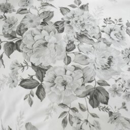 Rackhams Elinda Floral Reversible Duvet Cover Set - Grey - King - thumbnail 5