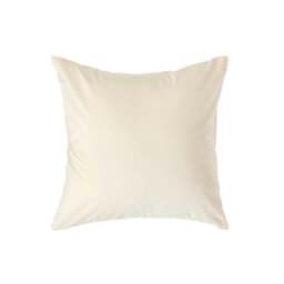 Rackhams Crisp & Cool 200 TC Egyptian Cotton Percale Housewife Pillowcase, European Size - Cream - 40 x 40 cm - thumbnail 1