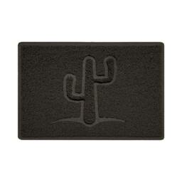 Rackhams Embossed Spaghetti Outdoor Doormat - Brown - 60cm x 40cm - Cactus - thumbnail 1