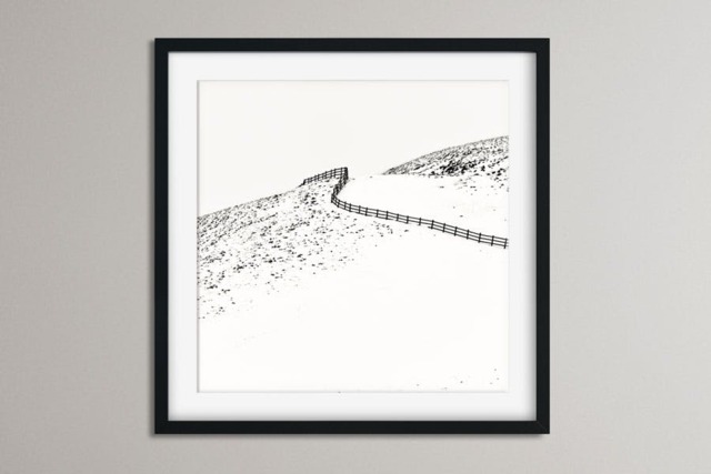 Rackhams The White Road - Framed Print 20 x 20 inch - image 1